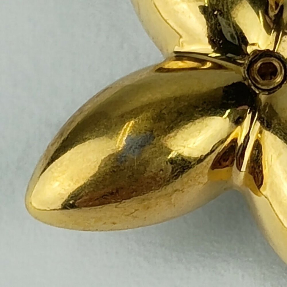 LOUIS VUITTON Gold Keyring - Picture 5 of 7